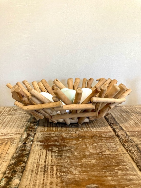 Other - Rustic Driftwood Decorative Bowl